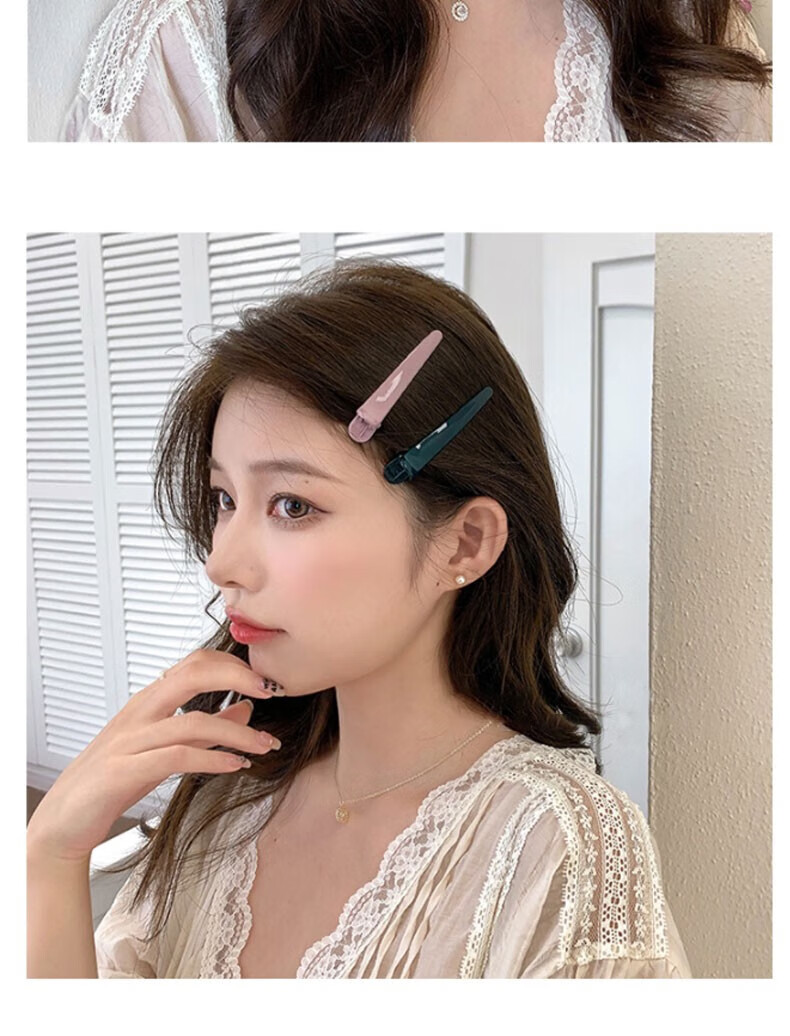Xiangwan Hair Clips, Set of 10, Candy Colors, Invisible Hairpins, Side Bangs Clips, Duck-Bill Clips, Face-Washing Barrettes, Birthday Gift for Wome 6