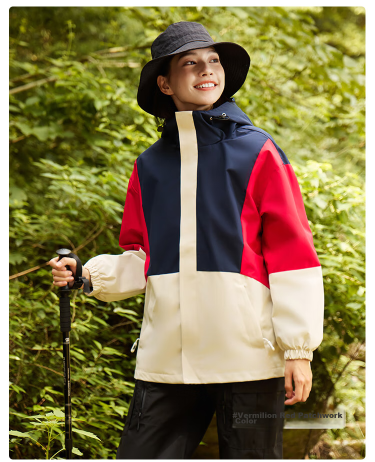 Xiongmaoxiangban Women's And Men's Three-In Jacket, Spring Autumn Winter New Style, Wool Inner Lining, Petite Size, Rainproof Windproof Mountaineering Jacket 22