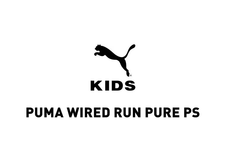 PUMA Children's Sports Shoes, Navy Blue-Black, PUMA White, Size 28 1
