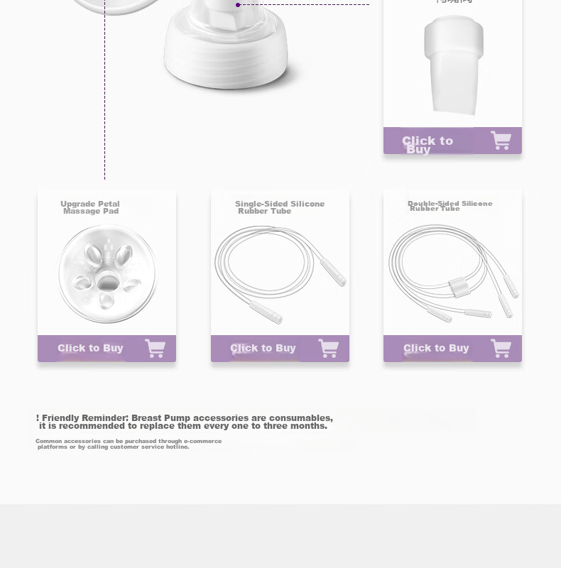 AVENT Philips AVENT Single And Double-Sided Fully Automatic Breast Pump, Portable, Quiet, Painless Massage, Electric Milk Extractor 28