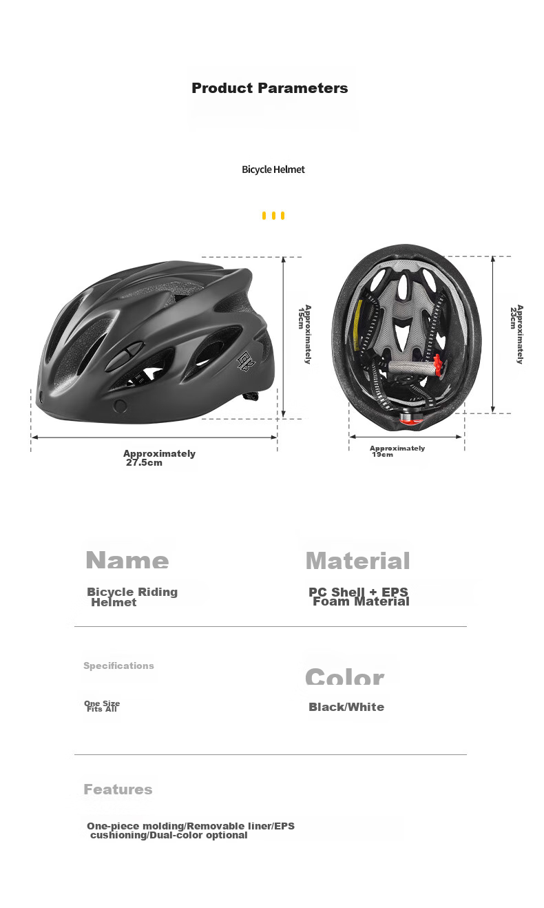 ROGTYO Integrated Bicycle Helmet with Visor, Cycling Helmet for Men And Women, Mountain And Road Bike Safety Helmet 9