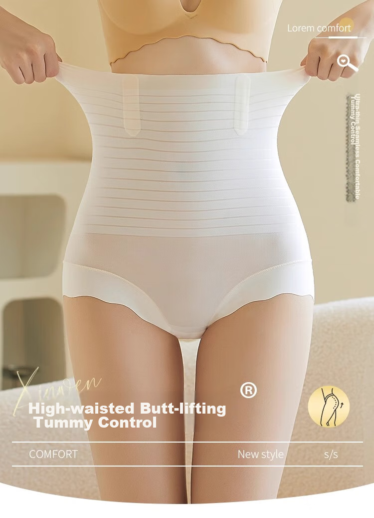 LangSha High-Waisted Tummy Control Panties, 3A Antibacterial Crotch, Postpartum Butt-Lifting Pants, Shaping And Firming Underwear 1
