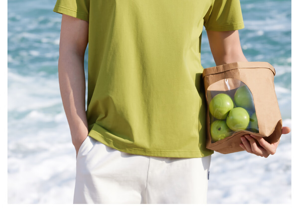 CAMEL Men's Quick-Dry Sun Protection Short-Sleeve T-Shirt, Round Neck Half-Sleeve Tee for Spring And Summer, Breathable Antibacterial T-Shirt, M15BA5E094 35