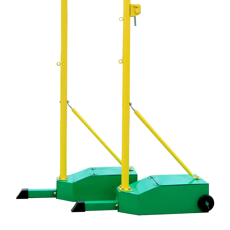 JEEANLEAN Badminton Net Stand, Standard Indoor And Outdoor Portable Training And Competition Badminton Net Frame