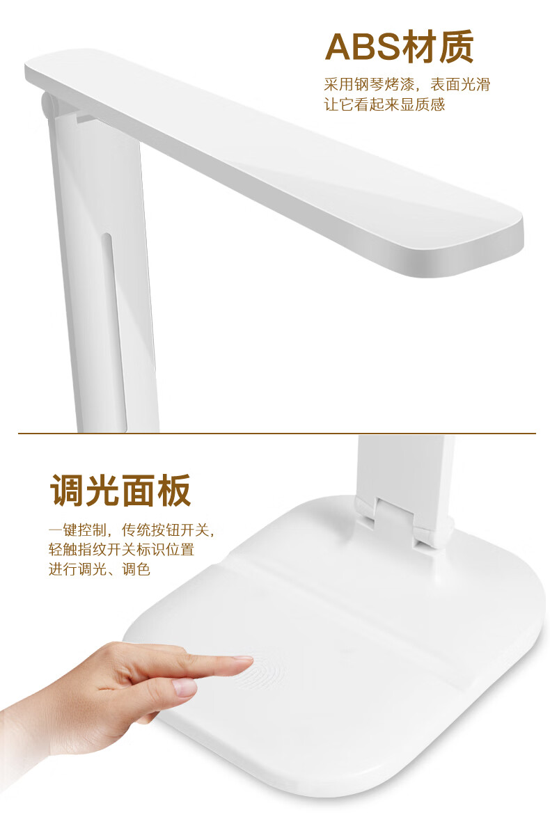ZIDENG Full Spectrum LED Bulb, Three-Color Adjustable, E27 Large Screw Base, Energy-Saving Threaded Corn Crystal Light 7