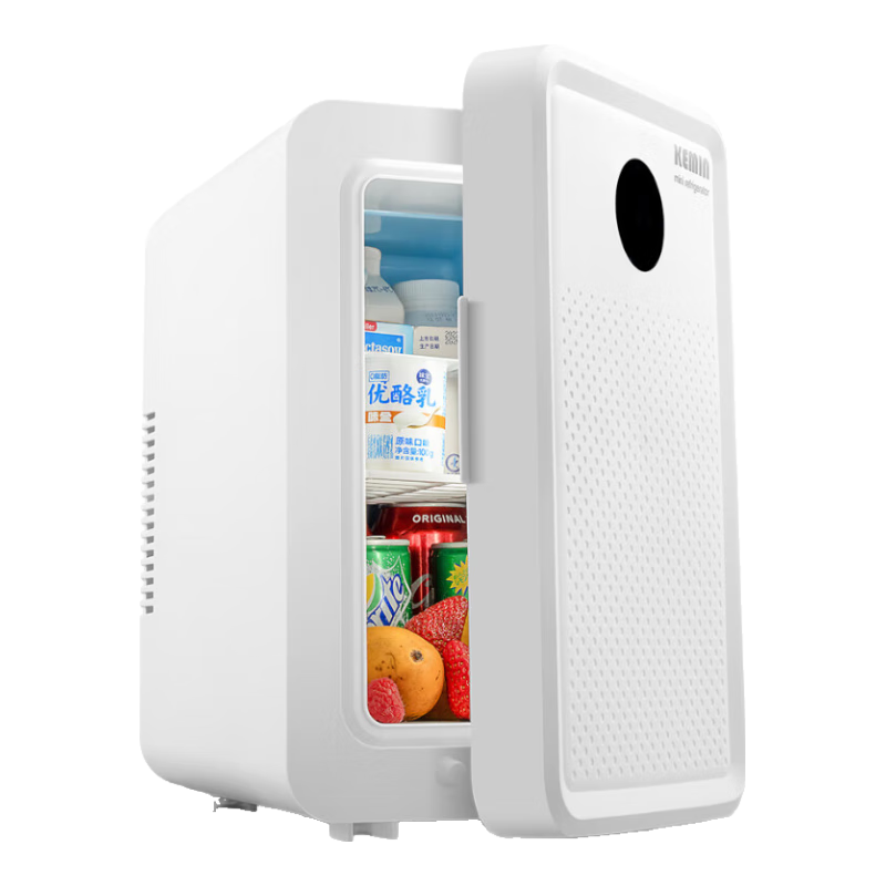 Kemin 10L Car Refrigerator Mini Fridge for Dormitory, Car And Home Use Breast Milk Cooler And Warmer Refrigerator for Rental Apartments