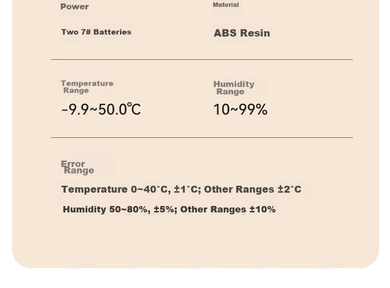 Dretec Temperature And Humidity Meter, Japanese Backlit Clock, Sensitive Temperature Measurement, Indoor Home Monitoring, Student Dormitory 14