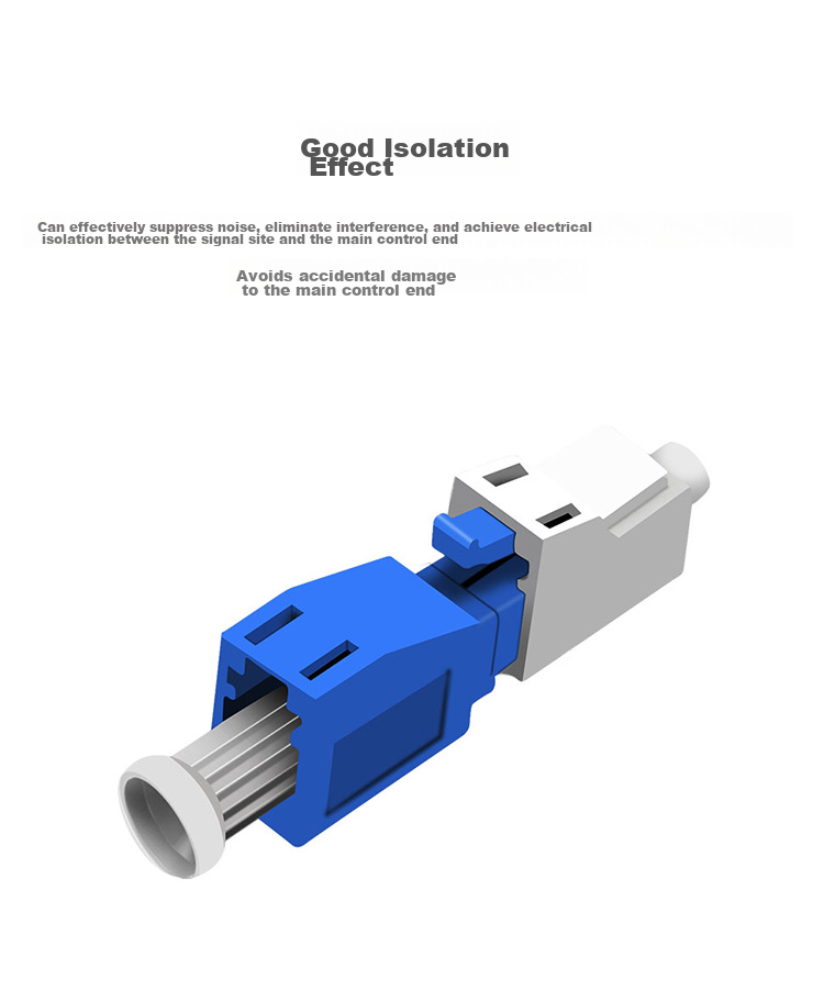 EB-LINK Engineering Telecom-Grade Fiber Optic Attenuator, LC Male-Female 10DB Single-Mode Optical Attenuation Adapter 6