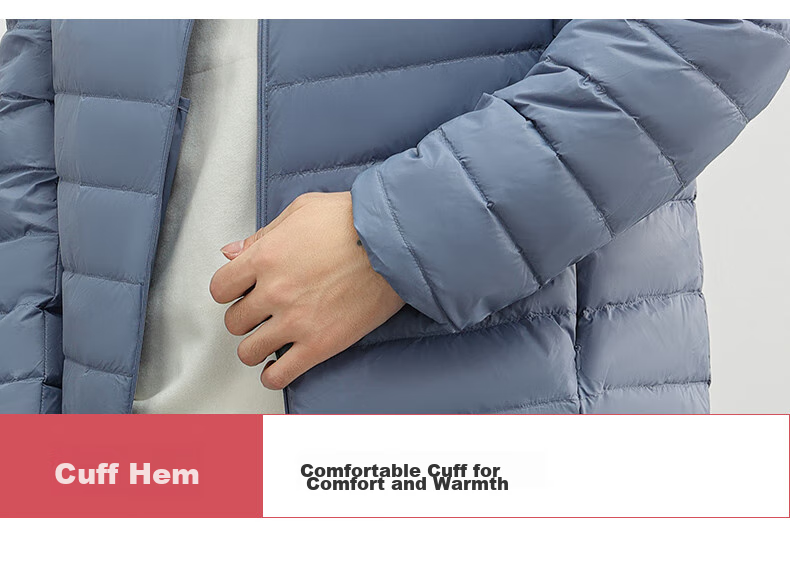 YAYA Men's Short Ribbed down Jacket with Stand Collar, Solid Color, Warm Duck down, Versatile Fashionable Couple's Lightweight down Coat 23