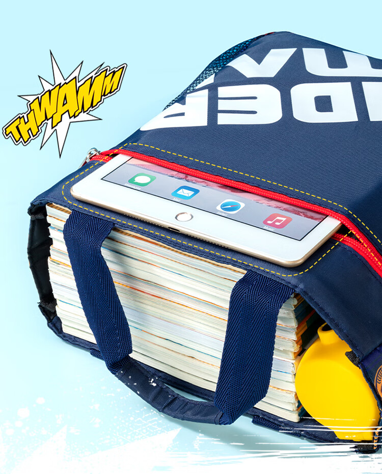 Disney Elementary School Tutoring Bag, Multifunctional Handbag, Oxford Cloth Waterproof Student Tutoring Bag, Children's Art Bag, Book Carrying Strap 8