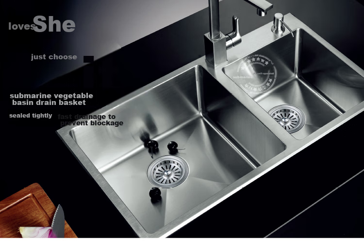 Submarine CCQ50-140 Stainless Steel Sink Strainer Basket, Kitchen Sink Drain Accessories, Vegetable Washing Basin Strainer, Sink Filter Mesh 1
