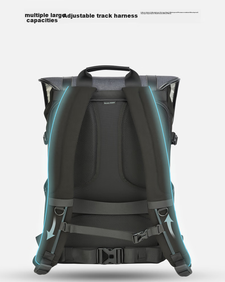 Benro New Lineage LN Photography Bag, Professional DSLR And Mirrorless Camera Backpack, Fashionable Casual Double-Layered Travel Laptop Digital Backpack with Rain Cover 12
