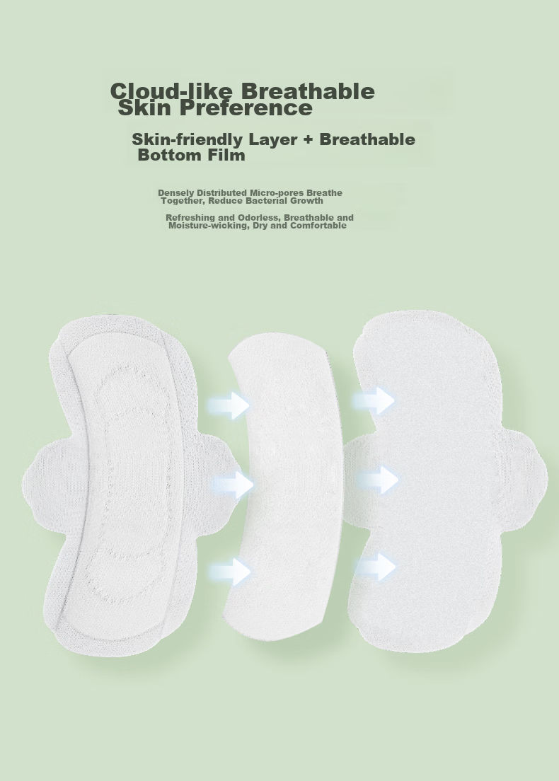 Eunjie Ultra-Thin Daytime Sanitary Napkins, 250mm, 5 Pieces * 6 Packs, Breathable, Comfortable Menstrual Pads Combo Pack [Imported from Korea] 9