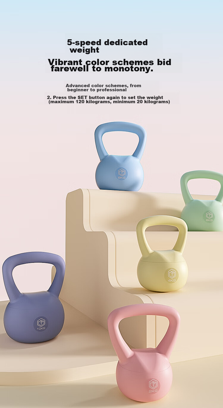 JD Original Soft Kettlebell for Men And Women, Fitness Kettlebell for Arm Exercises, Deep Squats And Glute Exercises, Blue Eyes, 6KG 9