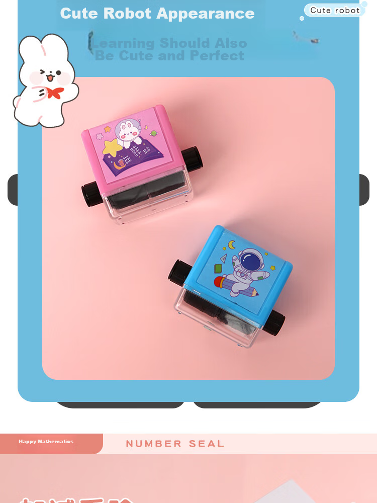 Sannianerban Math Subtraction Arithmetic Problems within 100, Rolling Stamp Questions, Random Question Generator for Primary School Students' Mental Arithmetic, Quick Memorization Tool for Arithmetic, Pink Subtraction Set 3