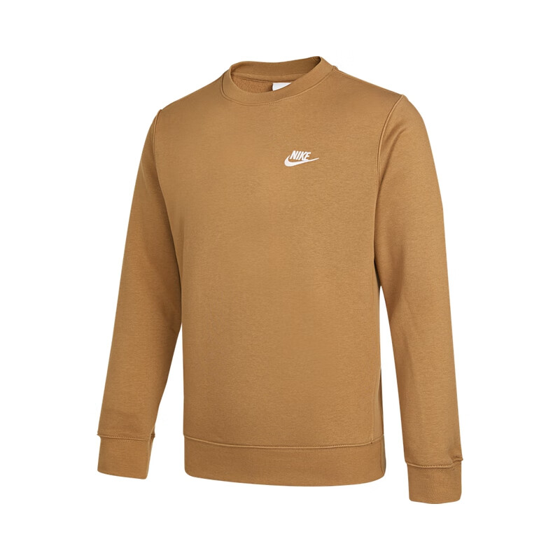NIKE Men's Winter Crew Neck Sweatshirt, Fleece-Lined for Warmth, Sports Casual BV2663-063 Gray XL 1
