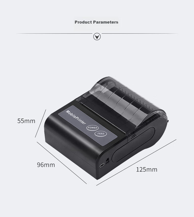 Youku 80MM Bluetooth Thermal Receipt Printer, Portable Rechargeable Cash Register for Restaurants, Supermarkets, Retail, Pharmacy, Delivery Notes And Takeout Receipts 8