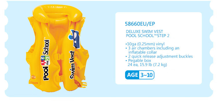INTEX Children's Toy Life Jacket, Buoyancy Vest, Baby Swimming Equipment, Arm Swimming Vest 58660 3