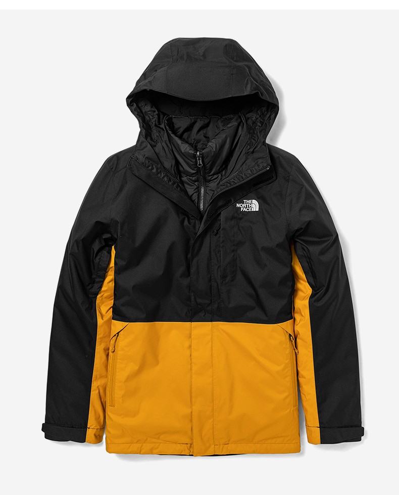 thenorthface北面三合一男2021秋冬户外防风保暖550蓬羽绒内胆夹克