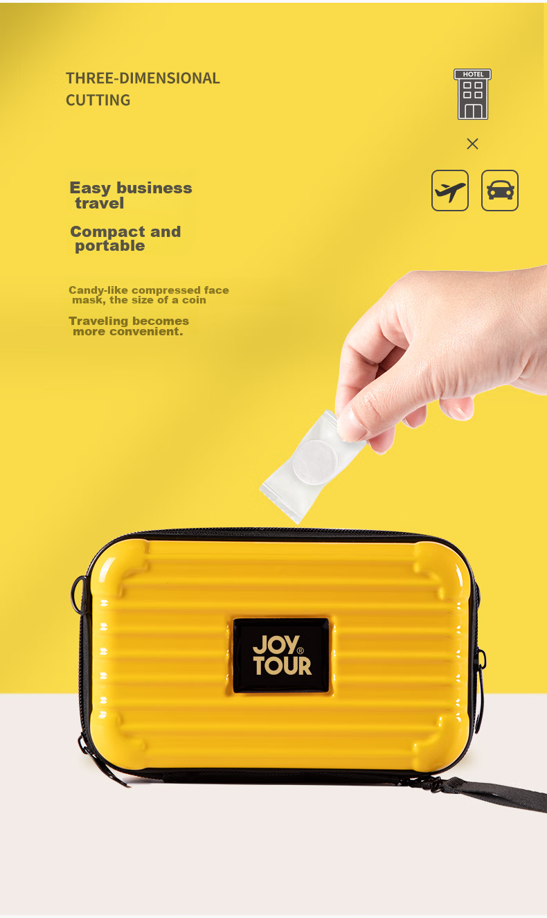 JOYTOUR Disposable Facial Cleansing Wipes, Soft Cotton Pads, 20 Pieces, Travel-Friendly, Portable for Business Trips And Hotels, 24*30cm 7