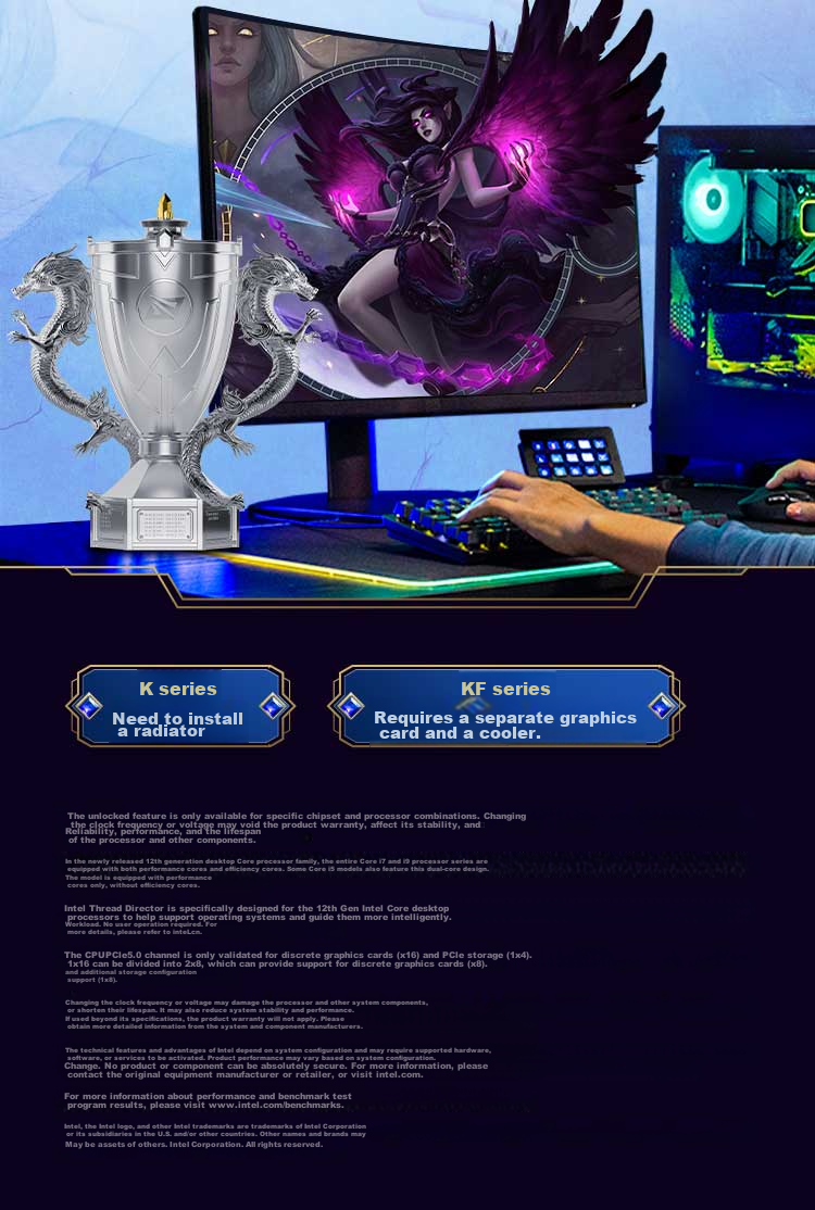 Intel Core 12th Gen I5 Processor 12600KF, 10 Cores 16 Threads, Single-Core Turbo Frequency up to 4.9GHz, 20M L3 Cache, Boxed CPU 5