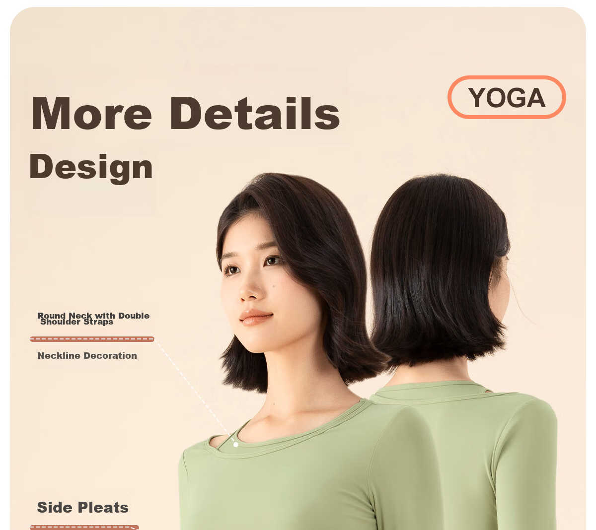 361° Yoga Top for Women, 2024 New Long-Sleeve Fitness Wear, Autumn And Winter High-End Pilates Sports Top for Wome 4