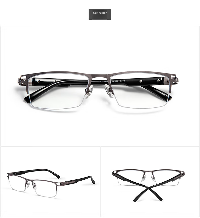 ARNO FOCUS ON YOUR EYES Reading Glasses for Men, Bifocal German Imported Automatic Zoom And Color-Changing Presbyopic Glasses A1050B 150 Degrees 14