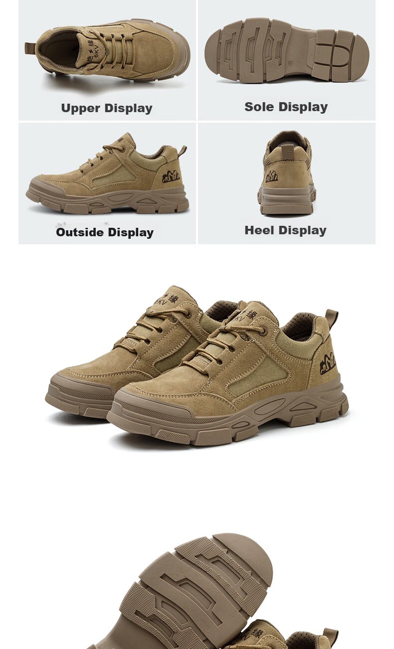LAOGUANJIA Men's Safety Shoes, Summer Breathable Comfortable Wear-Resistant, Electrical Insulation Non-Slip Work Functional Shoes 390 Size 45 16