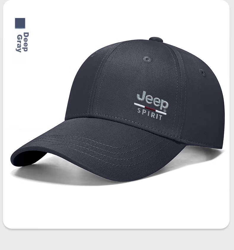 JEEP Unisex Baseball Cap, All-Season Trendy Versatile Visor Hat, Sun Protection Cap A0767 12