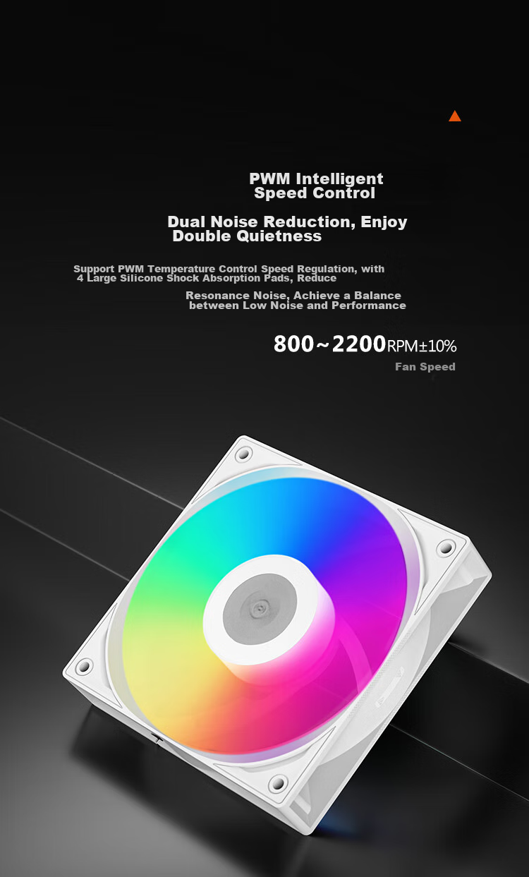 PCCOOLER Wind Blade T90 SRGB WH White Phantom 9CM Case Fan (PWM/Hydraulic Bearing/Compatible with CPU Coolers for Modification/9025 Specification) 5