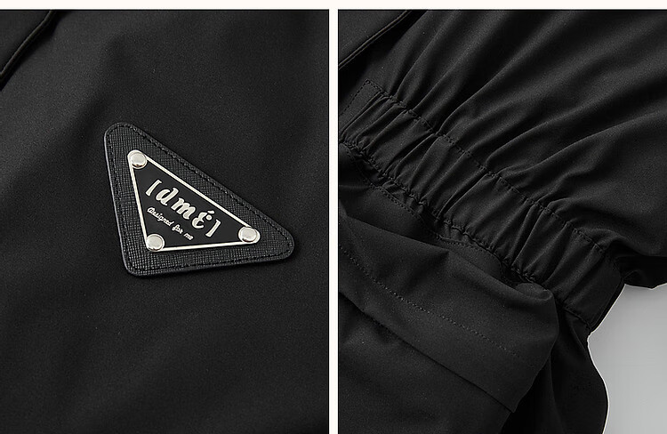 Dme [Black Technology Triple-Protection Battle Robe] Winter Outdoor Lightweight Sports Cotton Jacket with Hood, Elastic Waistband, Color-Block Women's Cotton Coat 6