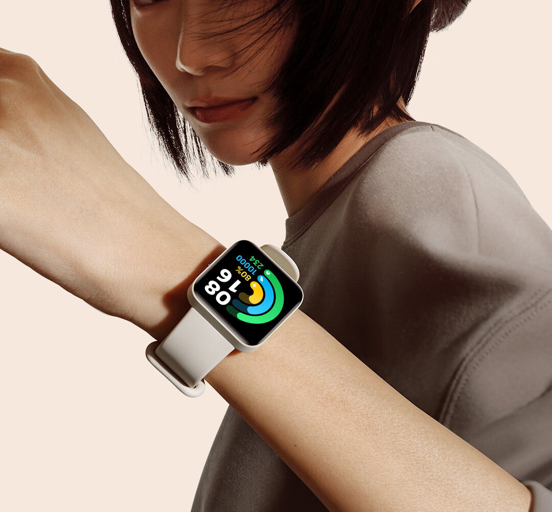 小米(mi) redmi watch 2 典雅黑红米手表2 高清大屏超长续航运动监测