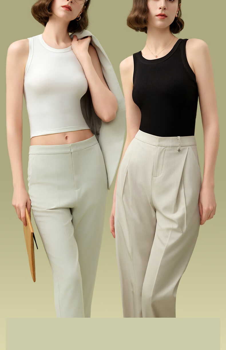 MONTAGUT Modal Cotton Tank Top for Women, White Inner Wear Sleeveless Vest, Sports Slim Fit Thin Camisole Wide Shoulder Undershirt Autumn Seaso 5