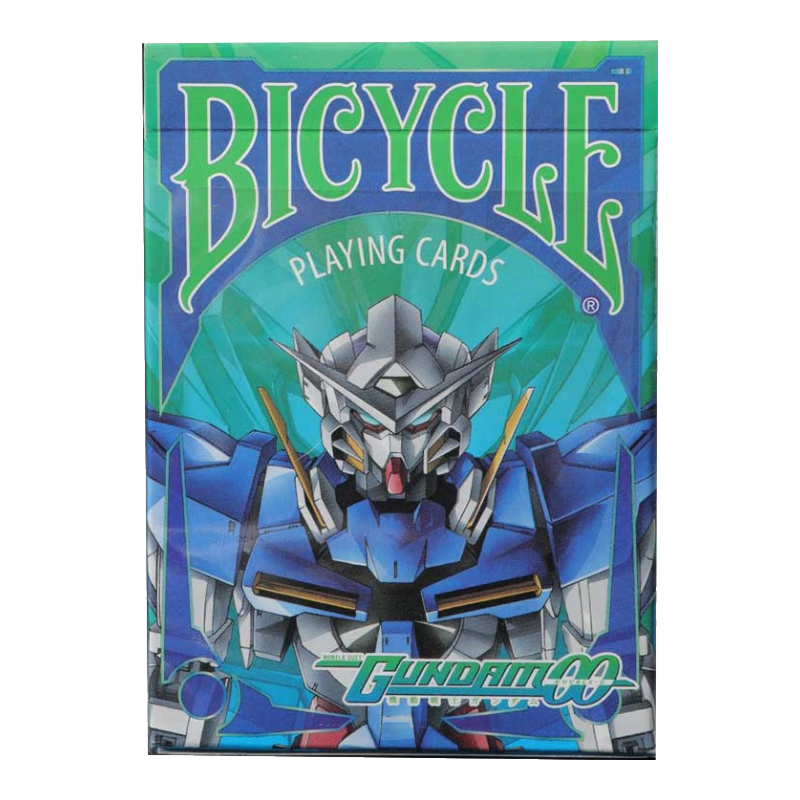 BICYCLE Gundam Model Official Playing Cards, Action Figure Unicorn Assault Freedom Original Seed Card Game, 00, 1 Deck