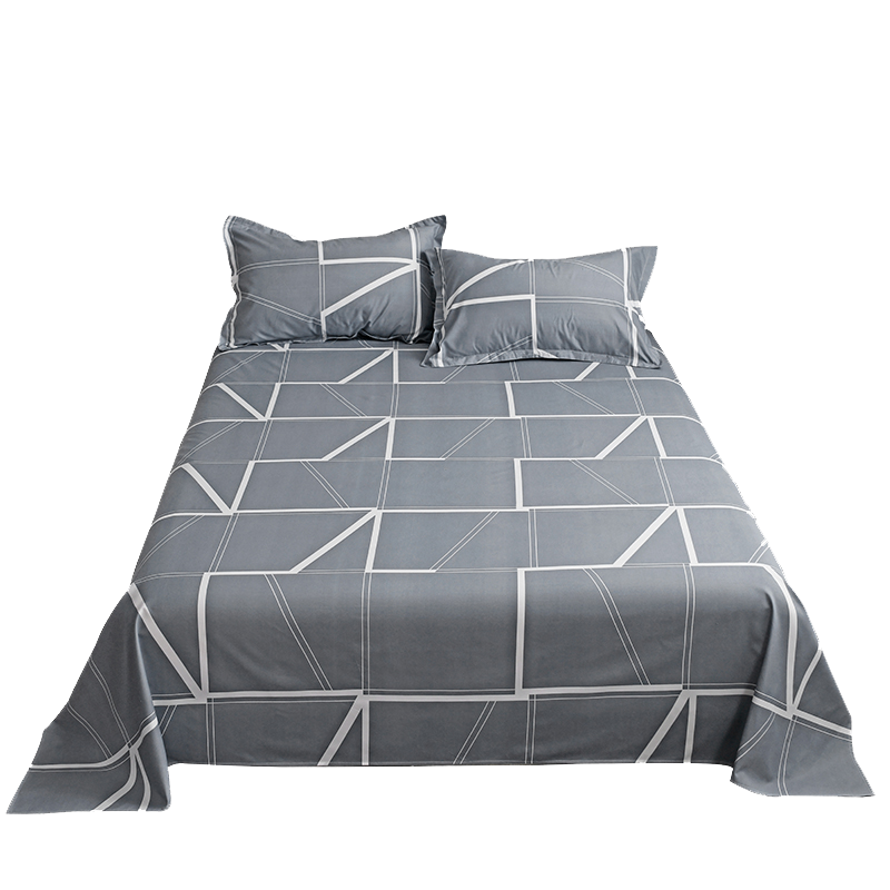 AVIVI Single Bed Sheet, Single Student Dormitory Flat Sheet Class A Brushed Bedding, Gedi Shidai, 180*230cm