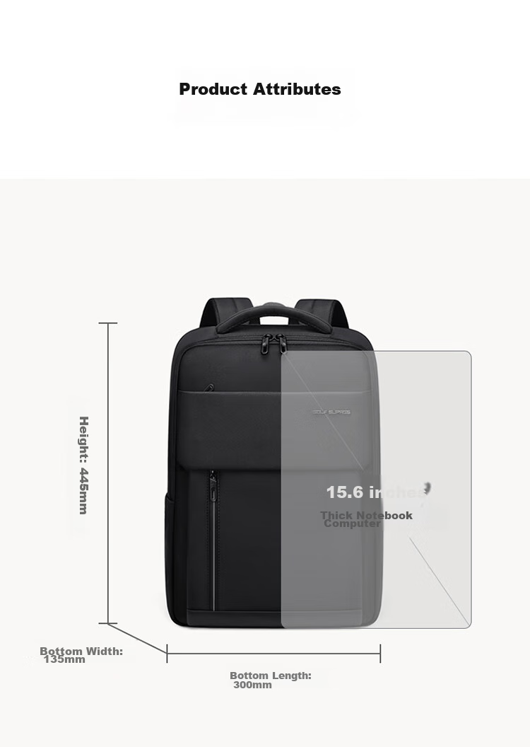GOLF Laptop Backpack, 15.6-Inch Notebook Bag for Men, Business Travel Bag, Huawei Apple Handheld Computer Bag 20