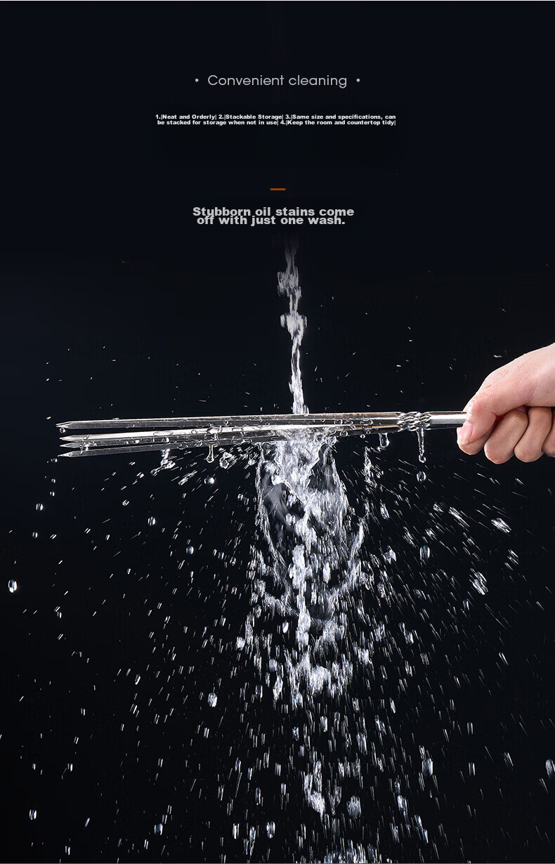 Xingfang Disposable Skewers, Barbecue Skewers, Lamb Kebab Skewers, Stainless Steel Skewers, Food-Grade Meat Skewers, 50 Pieces 11