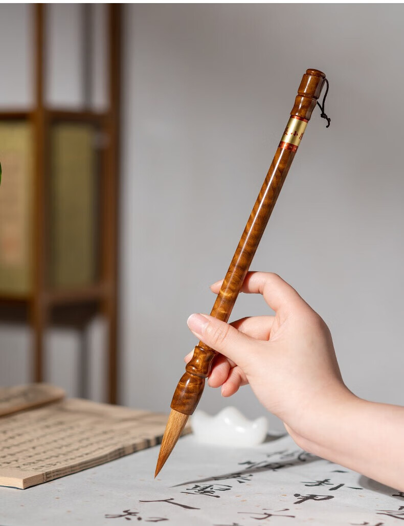 Huying Wolf Hair Brush, High-Quality Brush, Premium Calligraphy Brush Set, Shanjianhu Pen, Advanced Brush, Soft Brush Calligraphy Pen [Hongli Master Crafted] 11