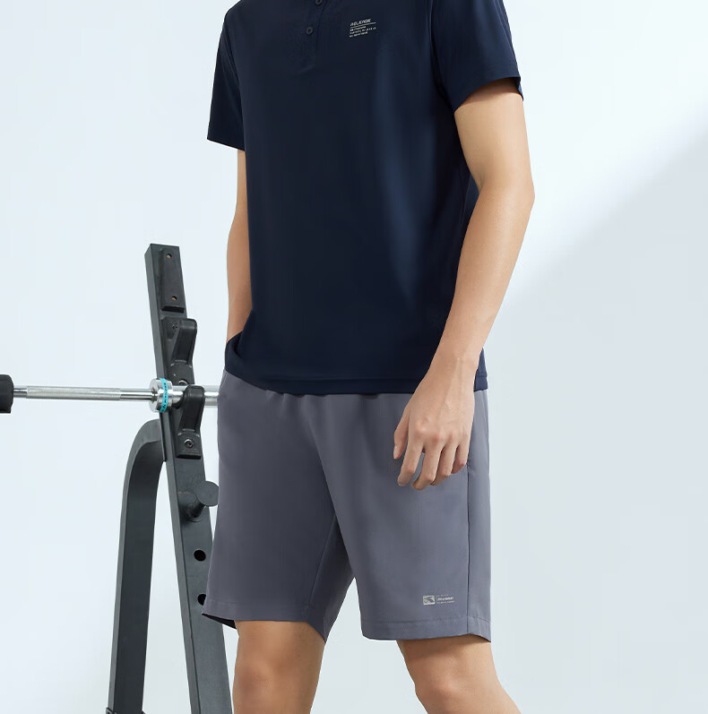 361° Men's Short Sleeve T-Shirt Spring Summer Polo Shirt Sportswear Fitness Loose Ice Silk Sun Protection 652524103D-6 12