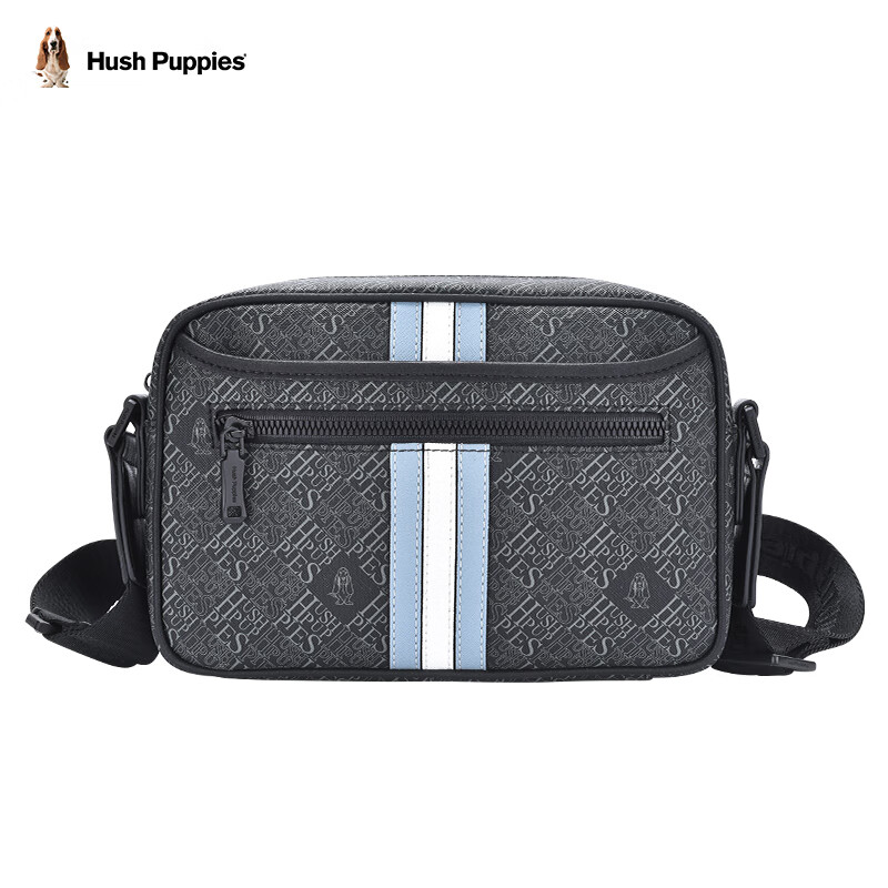 Hush Puppies Shoulder Bag for Men, Printed Simple Casual Crossbody Bag, Large Capacity PVC Shoulder Crossbody Bag, Checkered Series