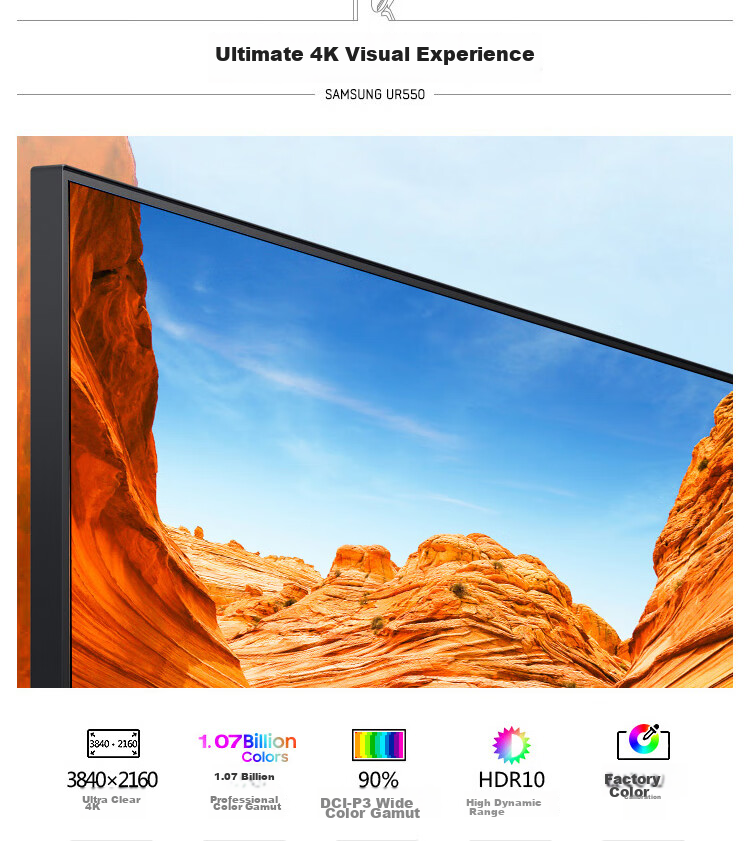 SAMSUNG 32-Inch S80UD VA 4K HDMI Type-C KVM Rotating And Height-Adjustable, Tool-Free Installation, Wall-Mounted Computer Office Monitor LS32D806UACXXF 3