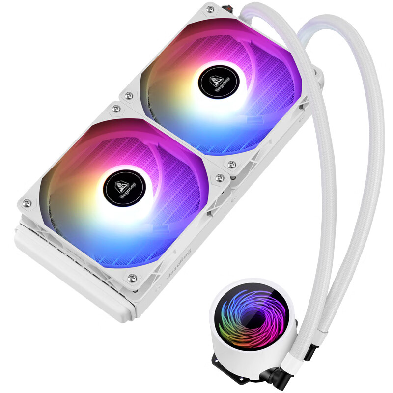 Segotep Ice Zen 240 ARGB All-In Liquid CPU Cooler, White (260W Thermal Dissipation/WC12 High-Performance Temperature Control Fan/Supports Intel & AMD Mounting Brackets)