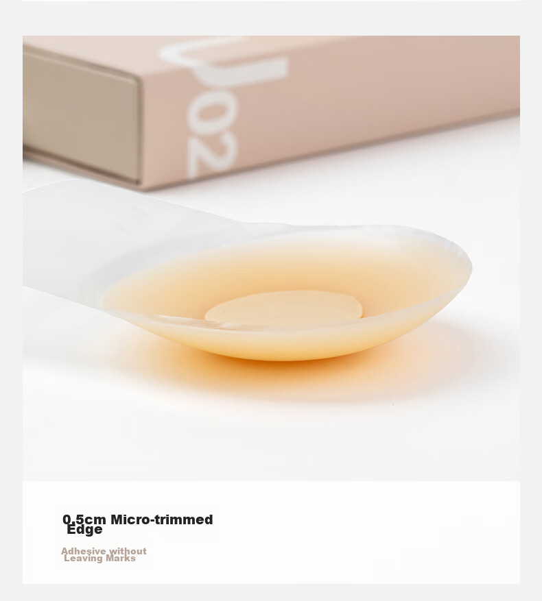Vcn Pink Muscle Lifting Breast Pads - Size S [Porcelain White Skin] Breast Stickers for Women, Wedding Dress Use, Lifts Large Breasts, Prevents Sagging And Nipple Show 27
