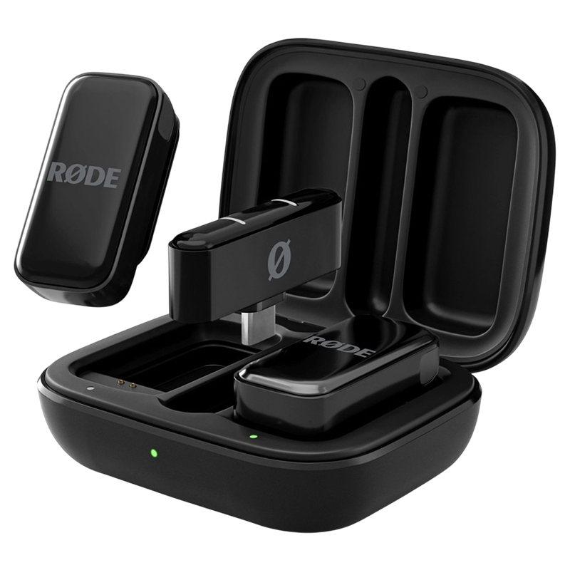 RODE [Major New Product] Rode Wireless Microphone System Ultra-Compact Dual Wireless Microphones for Mobile Phone Live Streaming And Recording, Type-C Interface