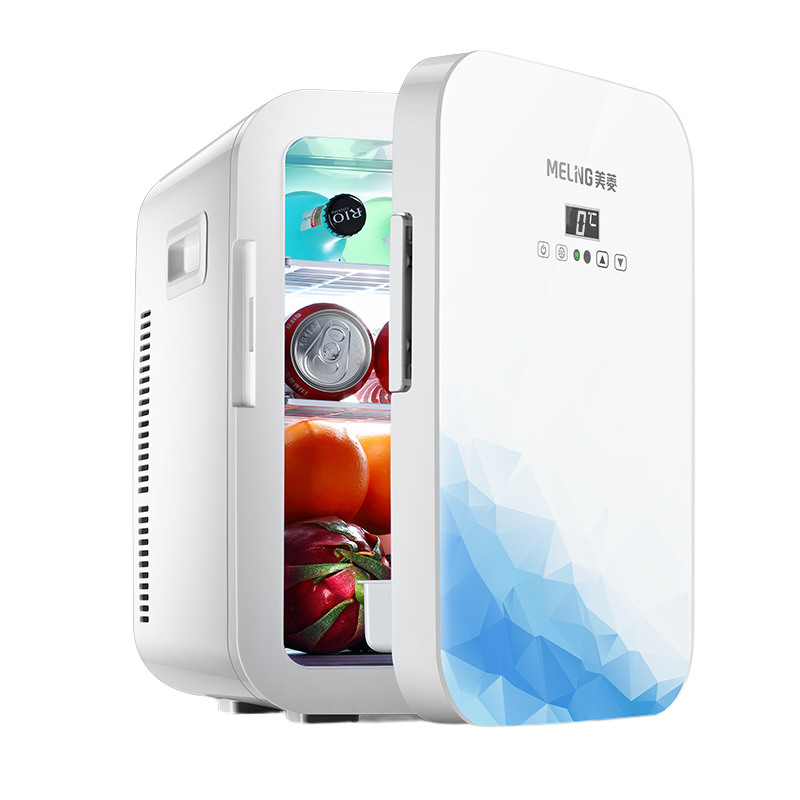 MeiLing Car Refrigerator, 20L Mini Fridge for Dormitory, Office, Rental Apartment, Temperature Display, Dual-Use for Car And Home, Breast Milk Cooler/warmer