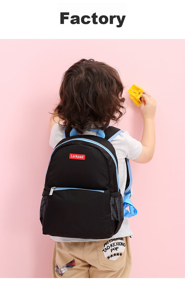 Larkpad Classic Pink Backpack for Preschool Children Ages 1-6 Boys And Girls Kindergarten Casual Travel Double Shoulder Small Backpack 916 12