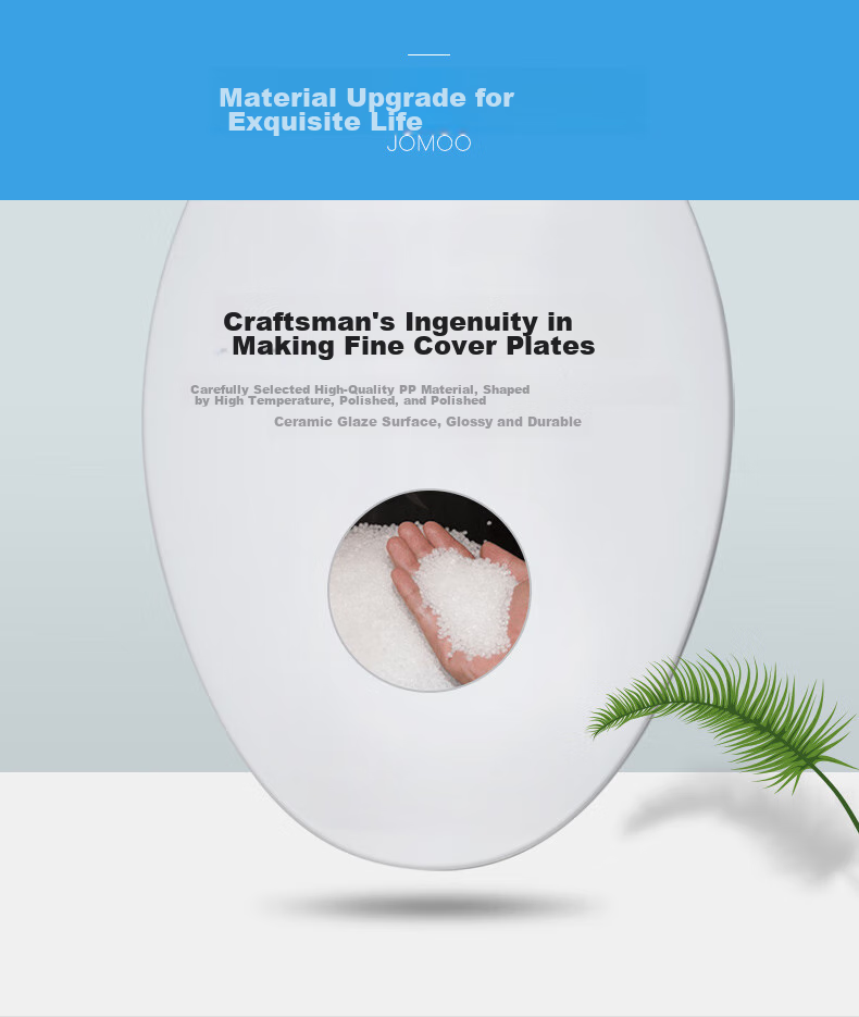 JOMOO Toilet Seat, Universal U-Shaped Toilet Cover, Quick-Release Slow-Close Toilet Ring, Toilet Accessories, 97178-00 9