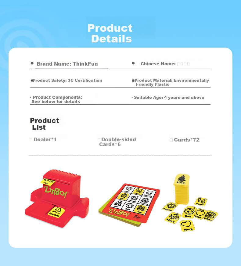 ThinkFun Quick Number Recognition STEAM Educational Toy for Children, Early Learning Game for Boys And Girls, Birthday Gift for Kids 8 Years Old 5