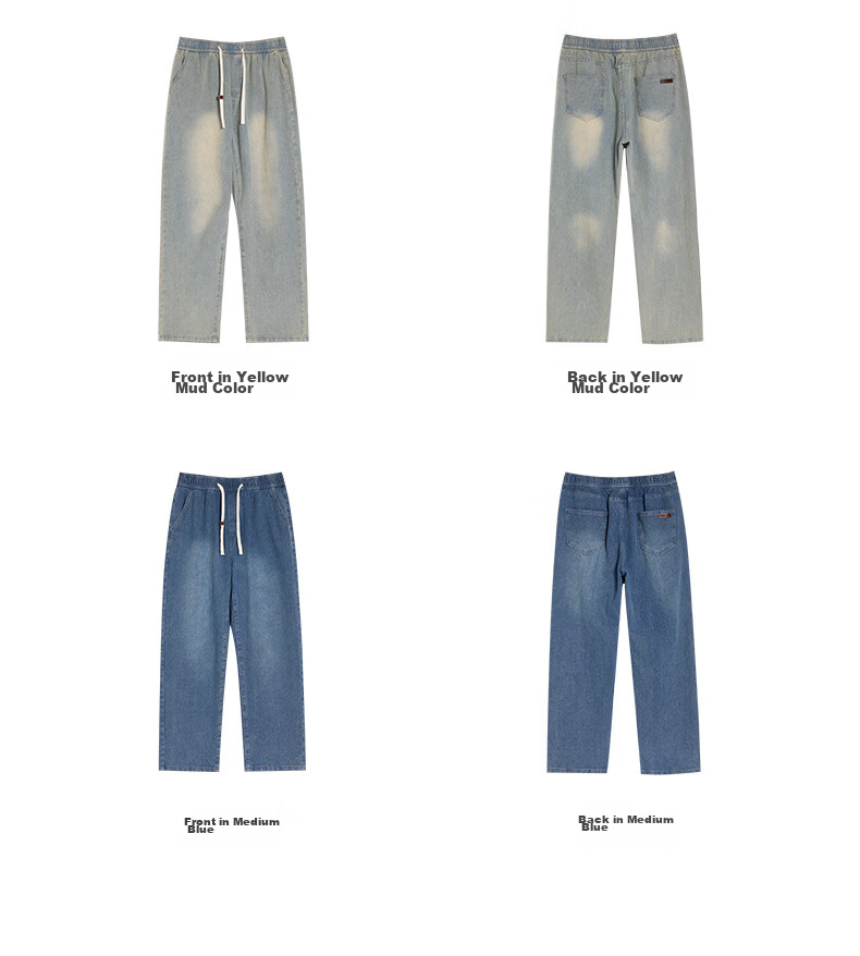 RIGORER Men's Jeans: Lightweight, Soft, Versatile, Retro Straight-Leg Casual Pants 22