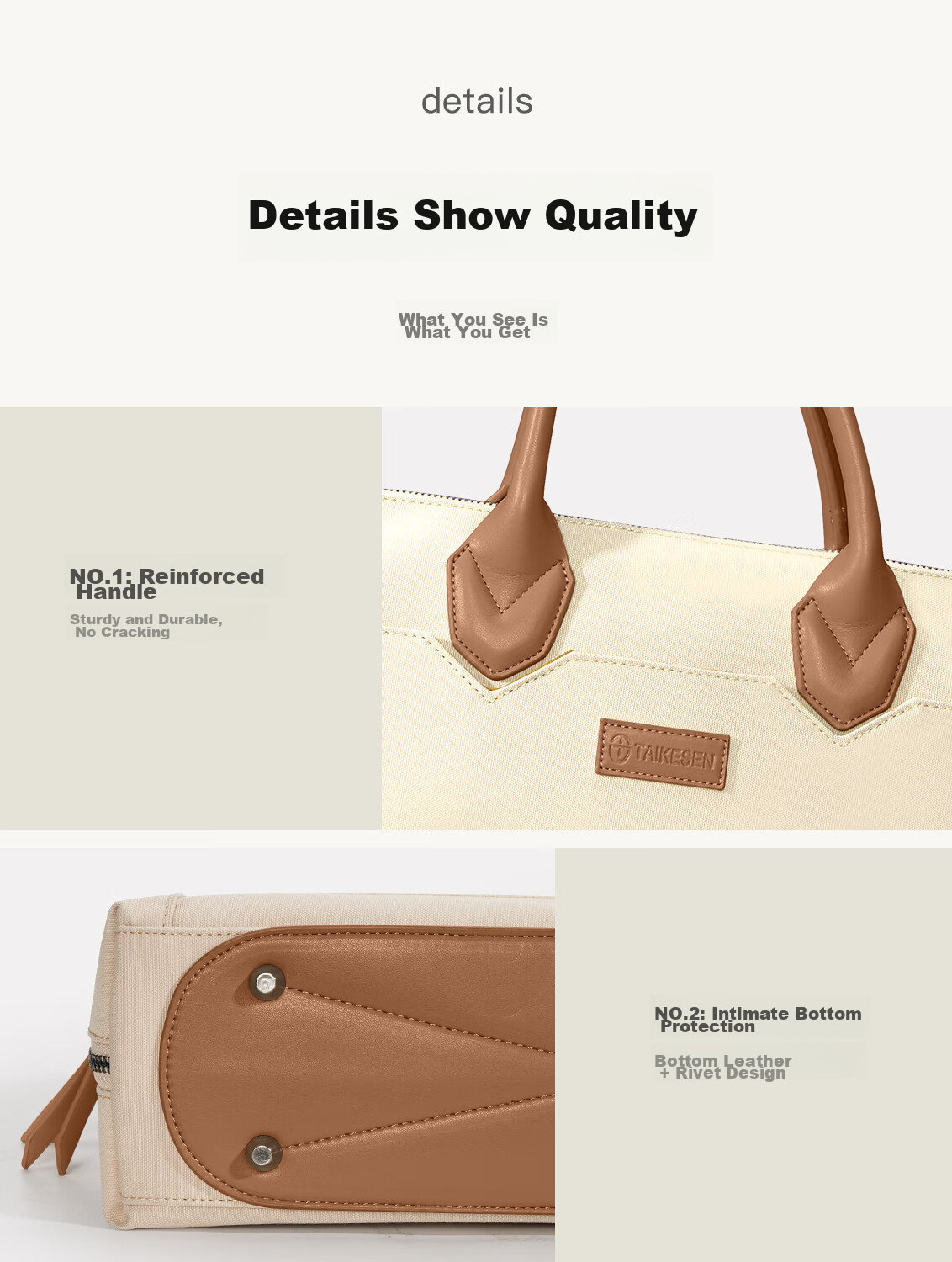 Taikesen Laptop Bag, Handheld Notebook 14-Inch, Suitable for Apple Macbook, Huawei, Lenovo, Briefcase, Women's Business 15